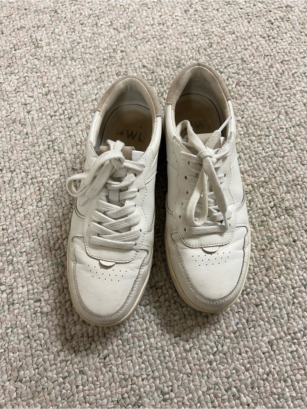Madewell Off-White Lace-Up Sneakers Sz8